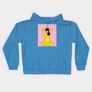 Yoga Yoga Meditation Relaxation Kids Hoodie